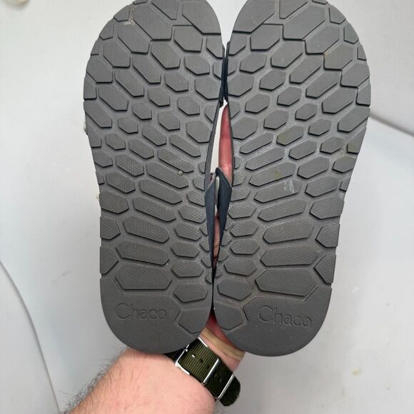 Chaco Z/1 Classic Women’s US 7 EU 38 One Strap Sandals Off White Strap Gray Sole - Picture 4 of 16